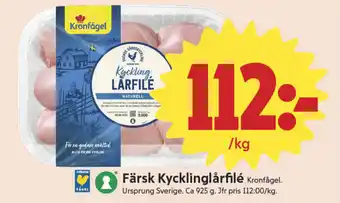 ICA Nära Färsk Kycklinglårfilé erbjuda