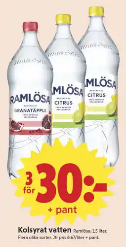 ICA Nära Kolsyrat vatten erbjuda