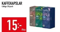 Matdax Cafégo Kaffekapslar erbjuda