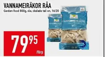 Matdax Vannameiräkor råa erbjuda