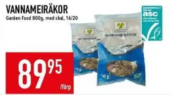 Matdax Vannameiräkor erbjuda