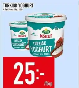 Matdax Arla Kökets Turkisk yoghurt erbjuda