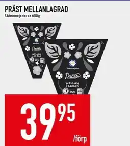 Matdax Skånemejerier Präst mellanlagrad erbjuda