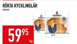 Matdax Cedrob Rökta kycklinglår erbjuda