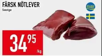 Matdax Färsk nötlever erbjuda