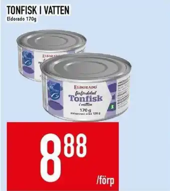 Matdax Eldorado Tonfisk i vatten erbjuda