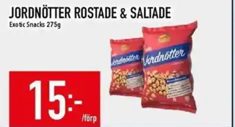 Matdax Jordnötter rostade & saltade erbjuda