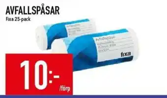 Matdax Fixa Avfallspåsar erbjuda