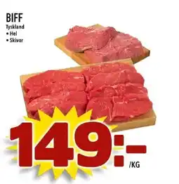 Din Mat Biff erbjuda