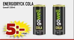 Din Mat Gowell Energidryck cola erbjuda