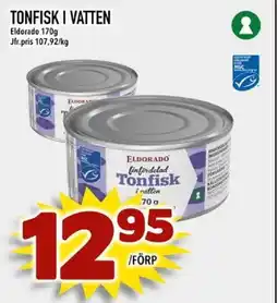 Din Mat Eldorado Tonfisk i vatten erbjuda