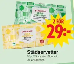 Matöppet Eldorado Städservetter erbjuda