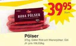 Matöppet Göl Pölser erbjuda