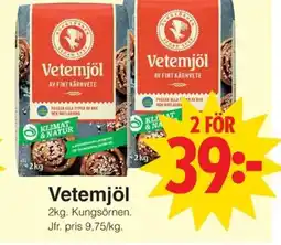Matöppet Kungsörnen Vetemjöl erbjuda