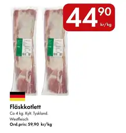 Snabbgross Fläskkotlett erbjuda