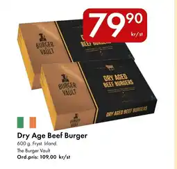 Snabbgross The Burger Vault Dry Age Beef Burger erbjuda