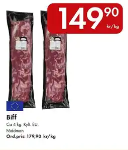 Snabbgross Fåddman Biff erbjuda