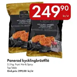 Snabbgross Top Table Panerad kycklingbröstfilé erbjuda