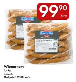 Snabbgross Lindvalls Wienerkorv erbjuda