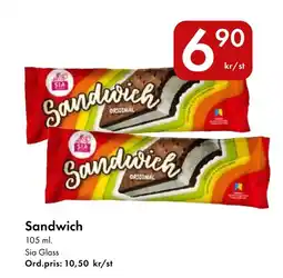 Snabbgross Sia Glass Sandwich erbjuda