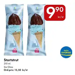 Snabbgross Sia Glass Stortstrut erbjuda