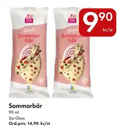 Snabbgross Sia Glass Sommarbär erbjuda