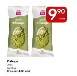 Snabbgross Sia Glass Pistage erbjuda