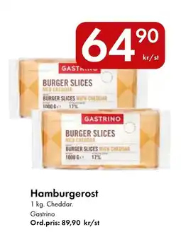 Snabbgross Gastrino Hamburgerost erbjuda