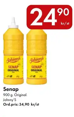 Snabbgross Johnny's Senap erbjuda