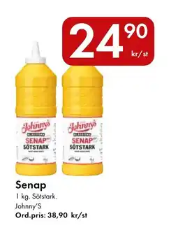 Snabbgross Johnny's Senap erbjuda