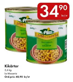 Snabbgross La Masseria Kikärtor erbjuda