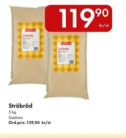 Snabbgross Gastrino Ströbröd erbjuda