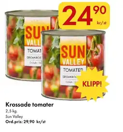 Snabbgross Sun Valley Krossade tomater erbjuda