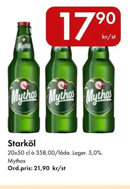 Snabbgross Mythos Starköl erbjuda