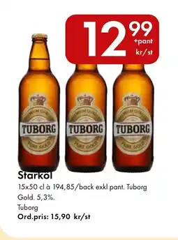 Snabbgross Tuborg Starköl erbjuda