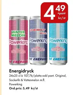 Snabbgross Powerking Energidryck erbjuda
