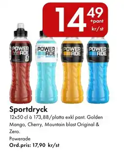 Snabbgross Powerade Sportdryck erbjuda