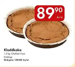 Snabbgross Kladdkaka erbjuda