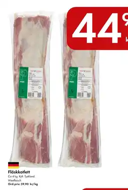 Snabbgross Fläskkotlett erbjuda