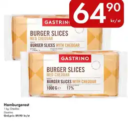 Snabbgross Gastrino Hamburgerost erbjuda
