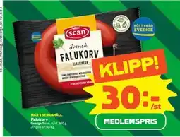 Stora Coop Falukorv, Medlemspris erbjuda
