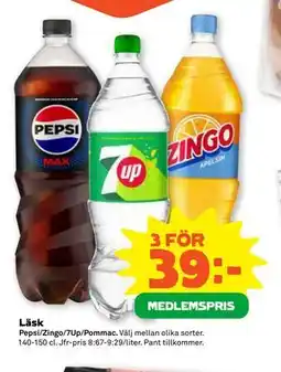Stora Coop Läsk, Medlemspris erbjuda
