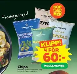 Stora Coop Chips, Medlemspris erbjuda