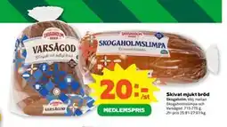 Stora Coop Skivat mjukt bröd, Medlemspris erbjuda