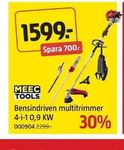 Jula Bensindriven multitrimmer 4-i-1 0,9 KW erbjuda