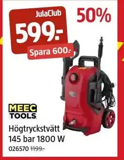 Jula Högtryckstvätt 145 bar 1800 W, Medlemspris erbjuda
