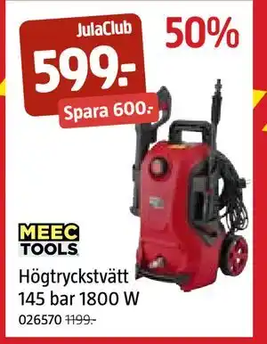 Högtryckstvätt 145 bar 1800 W, Medlemspris