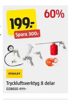 Jula Tryckluftsverktyg 8 delar erbjuda
