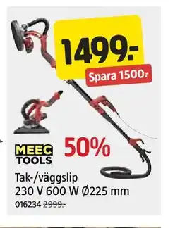 Jula Tak‐/väggslip 230 V 600 W Ø225 mm erbjuda