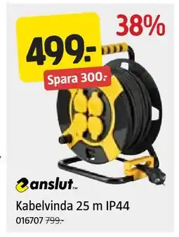 Jula Kabelvinda 25 m IP44 erbjuda